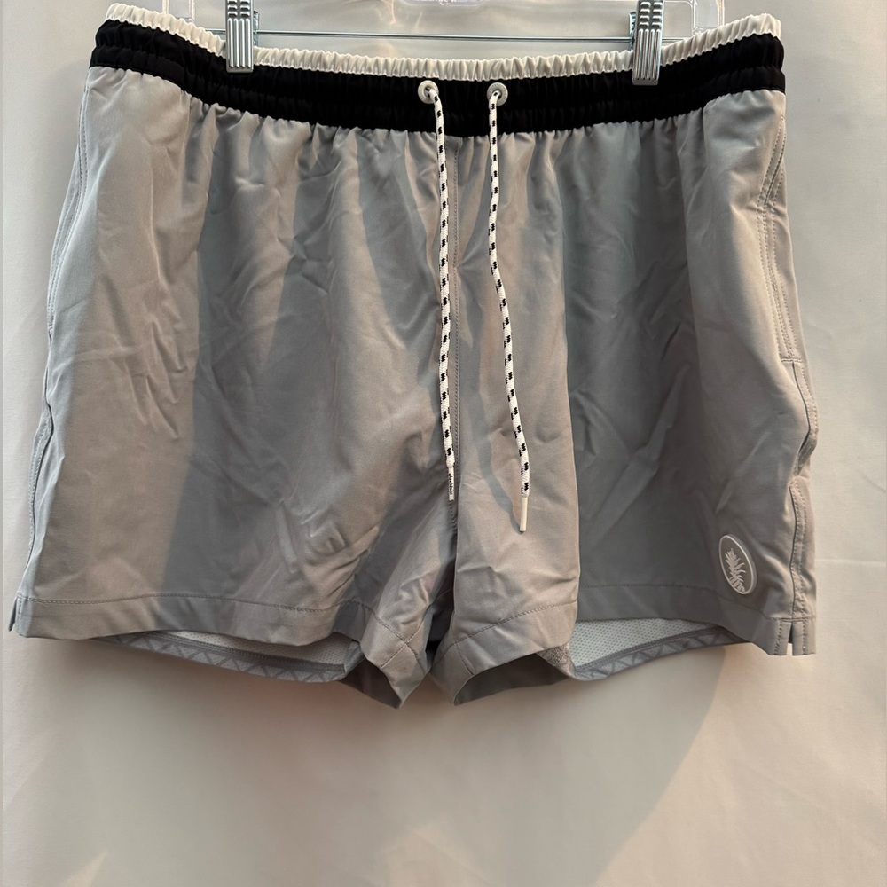 Chubbies NWOT Classic Swim 4” Trunks Gray XL